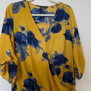 WEST KEI - Allan Rolltab High Low Blouse